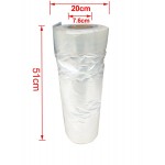 Polythene Rolls - Clear / Clear - 38" 9kg +10% EXTRA 